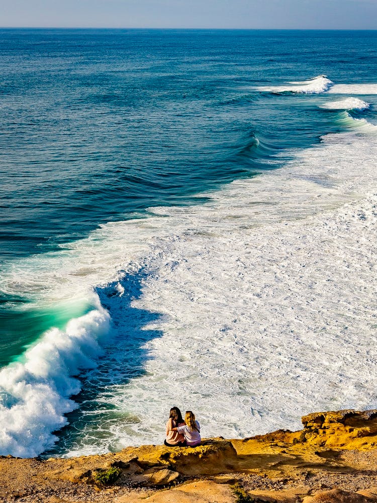 looking at ocean