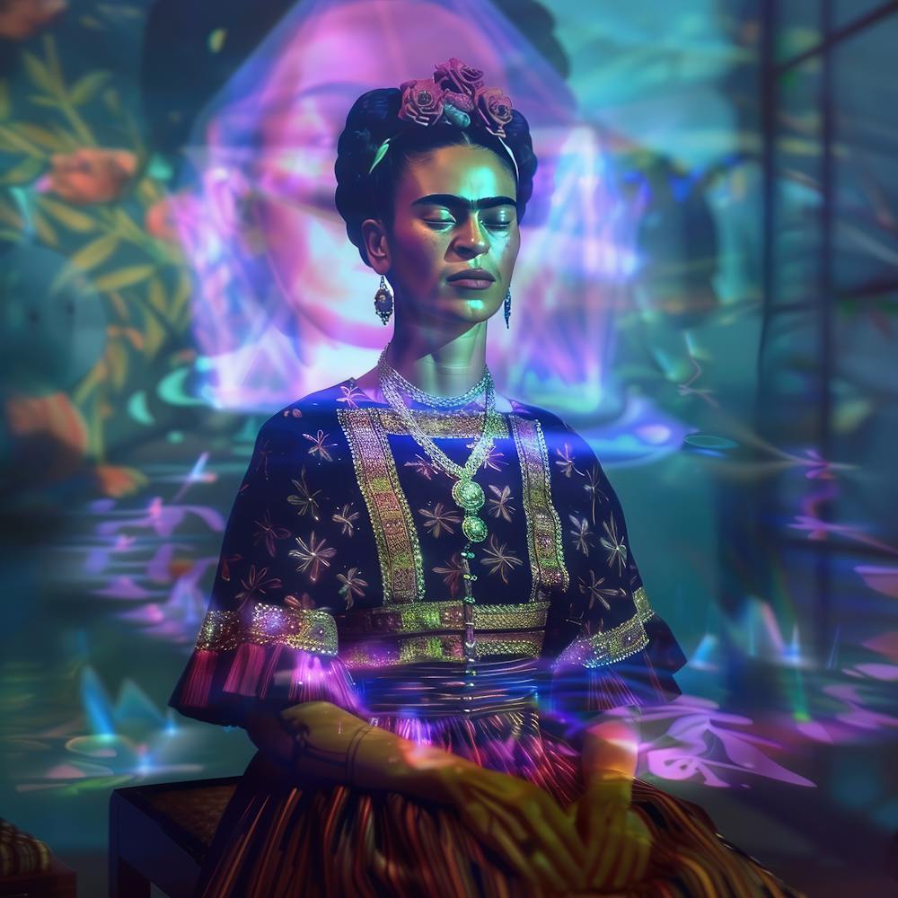 Frida's Virtual Gallery Series. Kahlo is Her Own Virtual Curator.