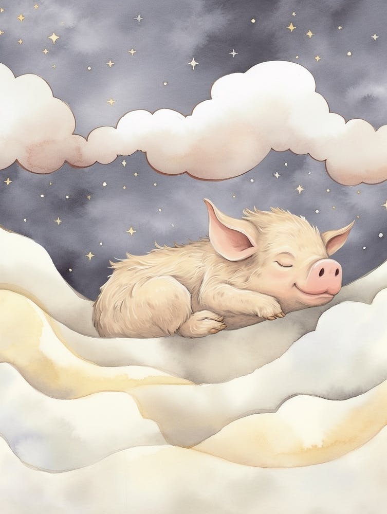 Sleeping Baby Piglet 2