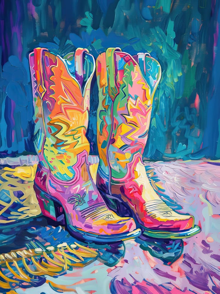 Colourful Cowboy Shoes
