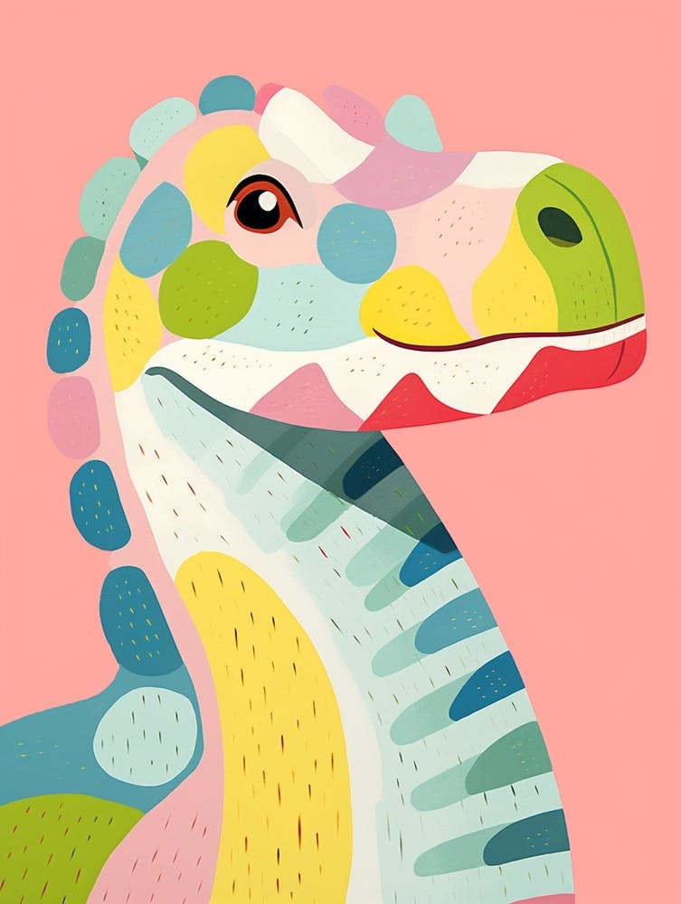 Colourful Dinosaur Iguanodon 3