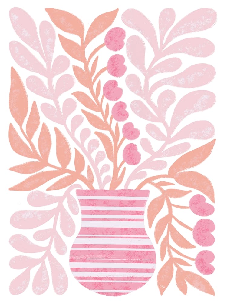 Romantic Pink Vase