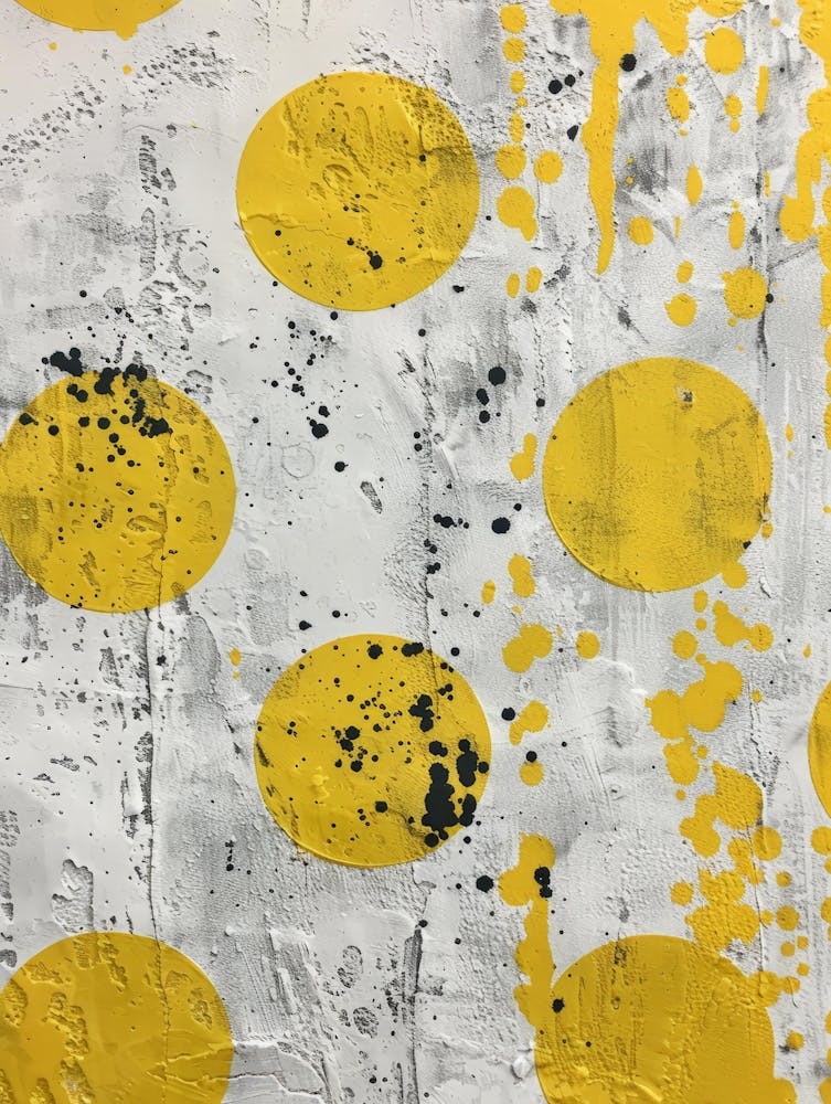 Yellow Polka Dots 2
