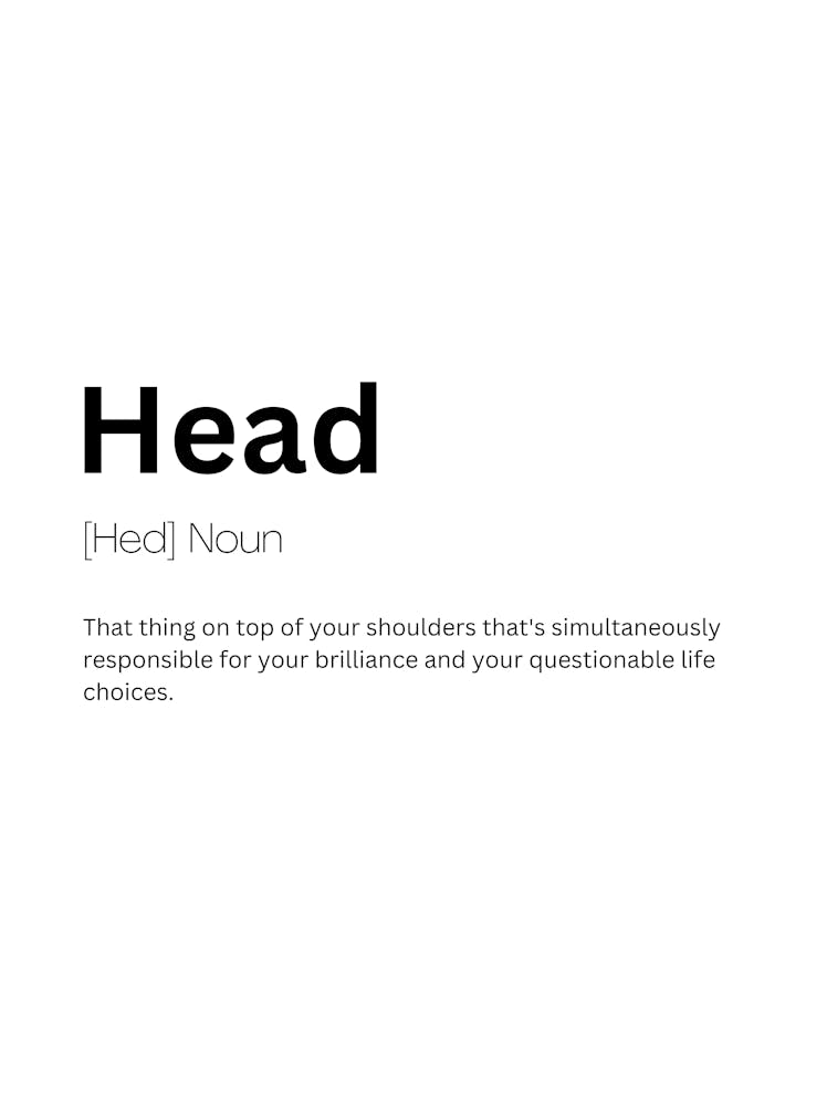 Head Definition Meaning