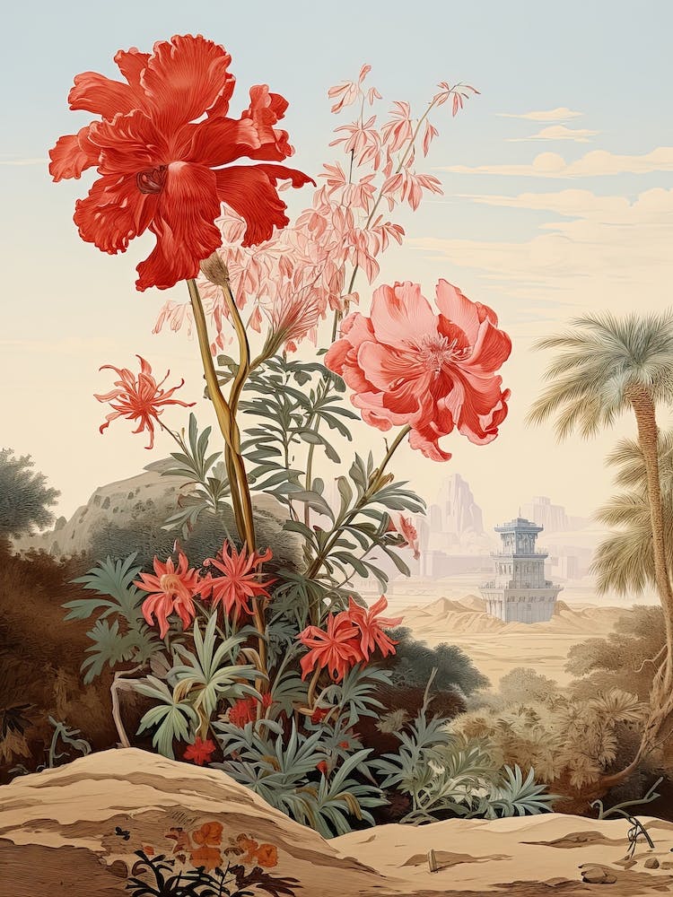 Chinese Fringe Flower Victorian Style 2