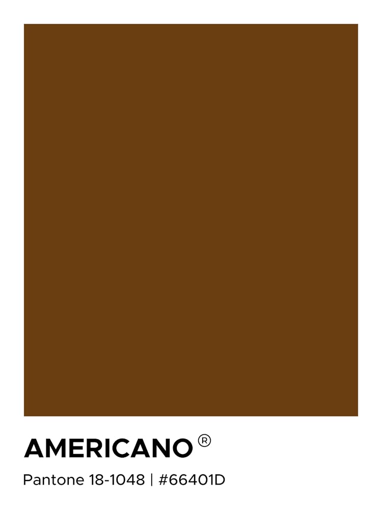 Americano Coffee Pantone, cool, coffee, latte, kitchen, decor, cute, colorful, minimal, modern, pantone, mood, vibes, cafe, vibing, caffeine 