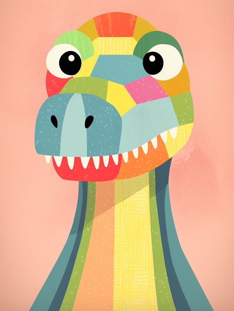 Colourful Dinosaur Anchisaurus 3