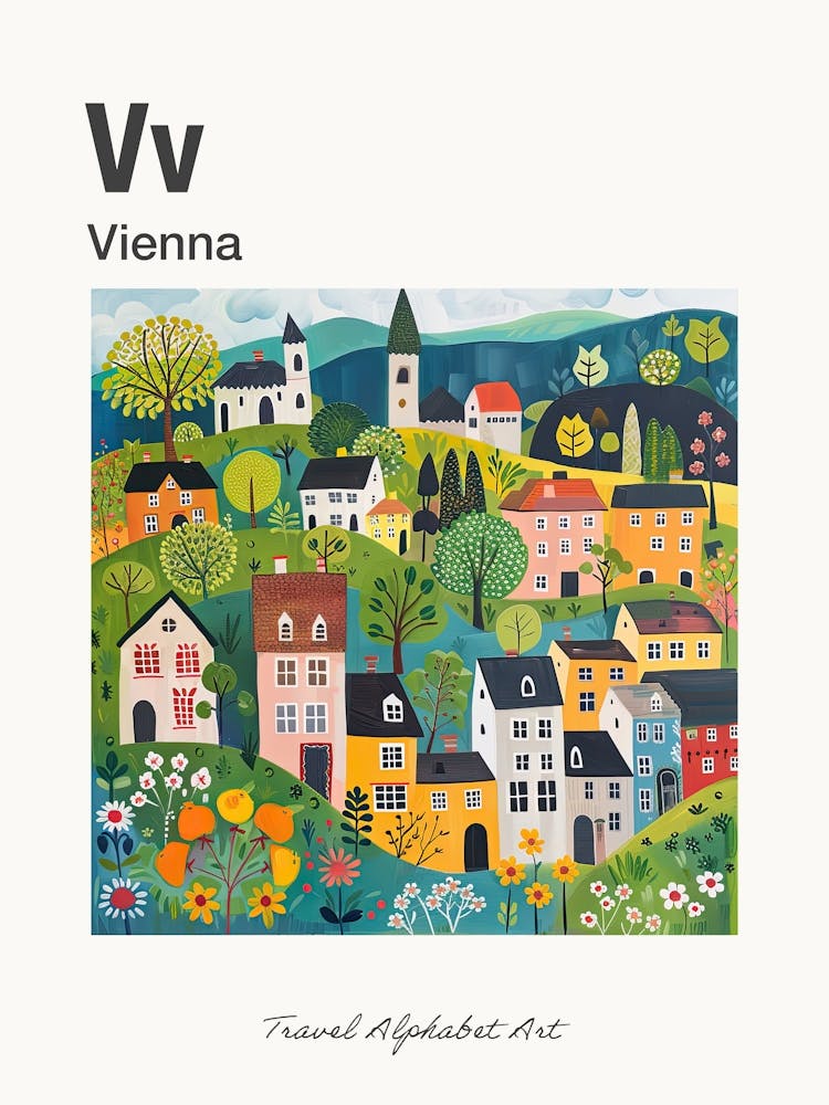 Kids Travel Alphabet  Vienna 2