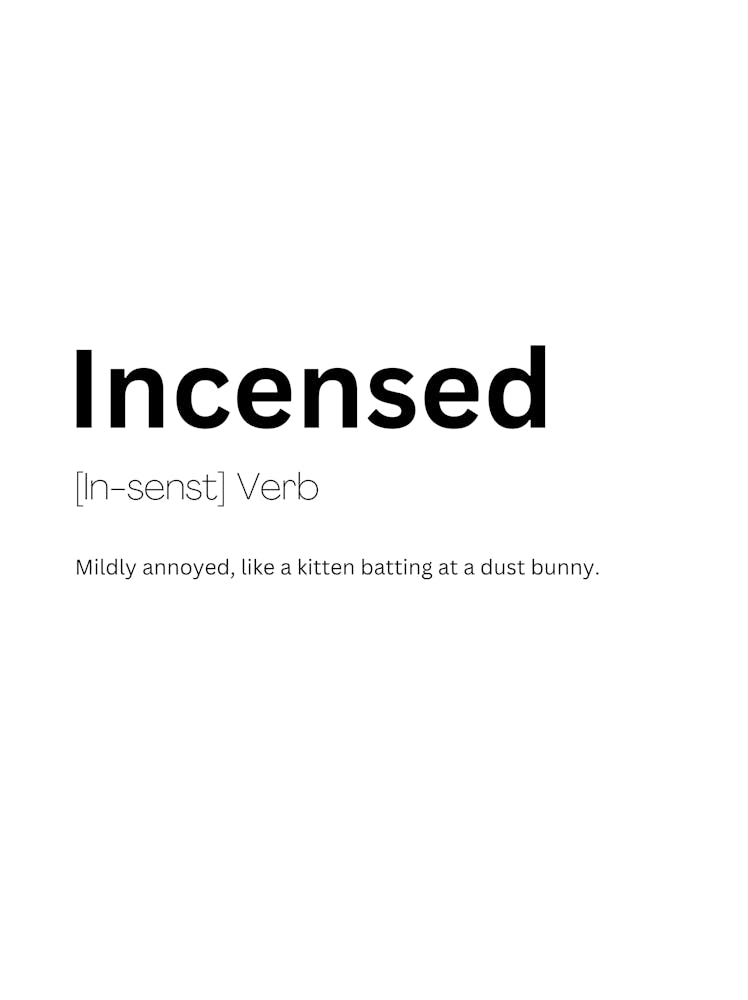 Incensed Definition Meaning