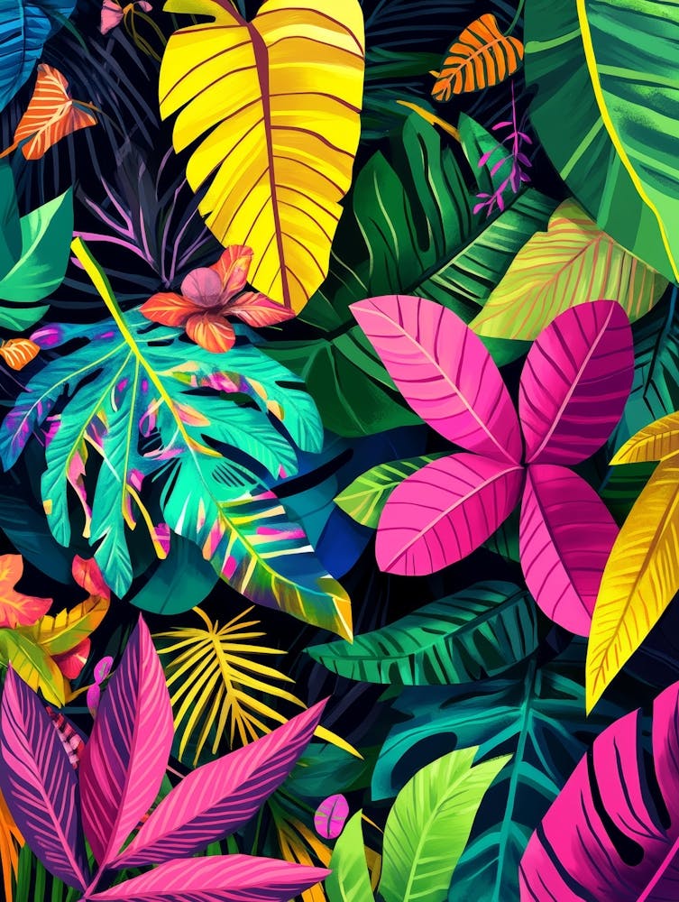 Tropical Leaves Wallpaper 11