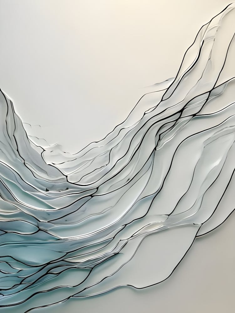 Acryl Fantasie Linien Naturkunst