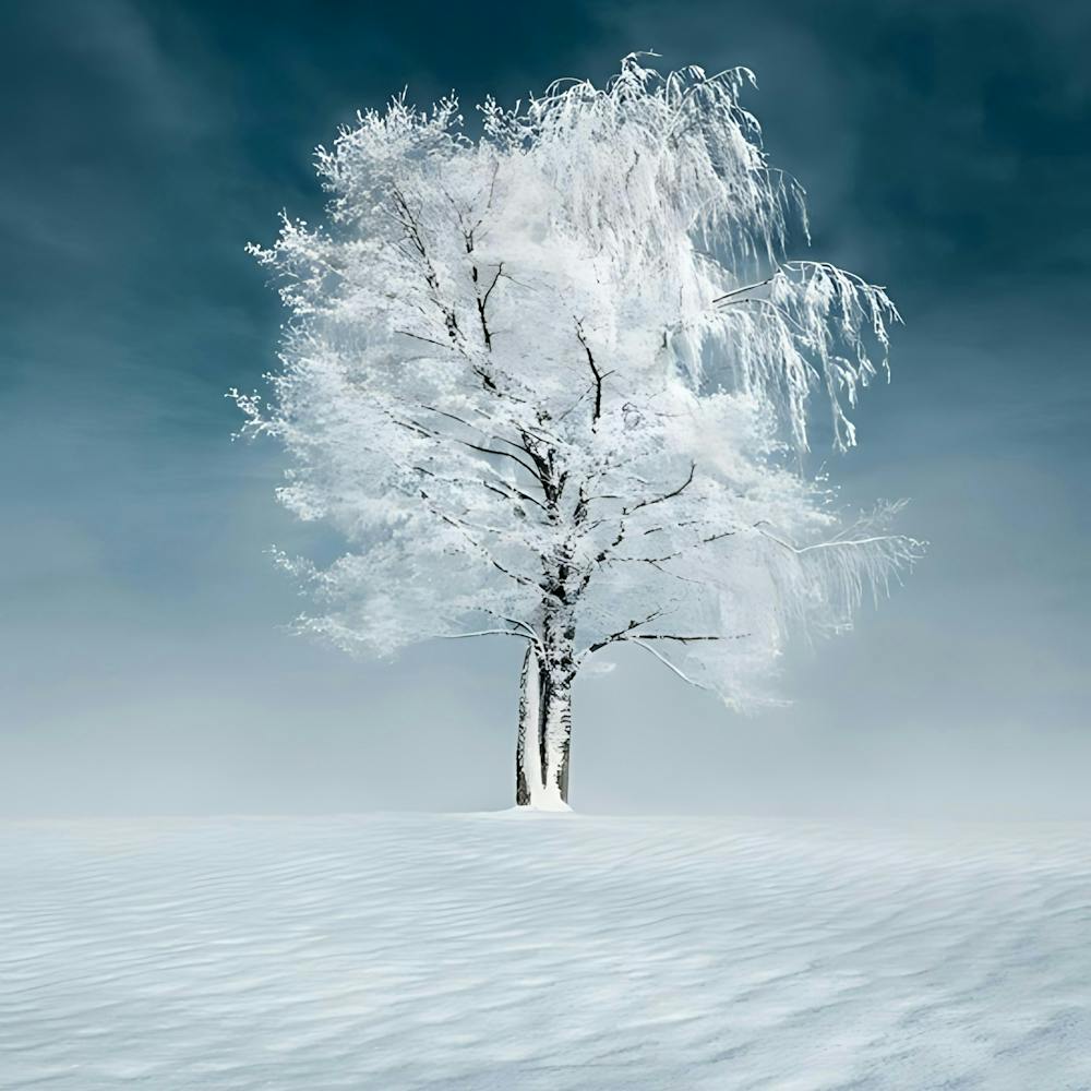 Tree In The Snow