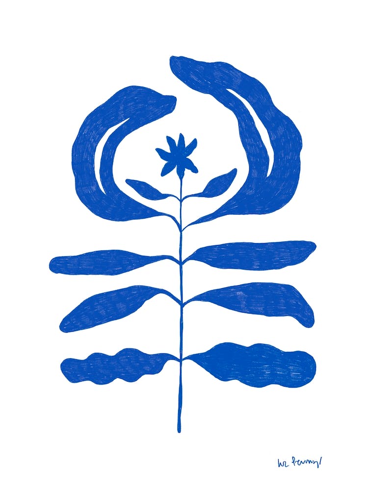 Blue Flower Variations 1