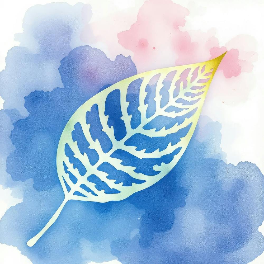 Watercolor Leaf