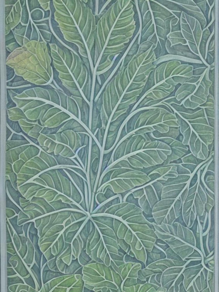 Bigleaf Maple 2 tree Vintage Botanical