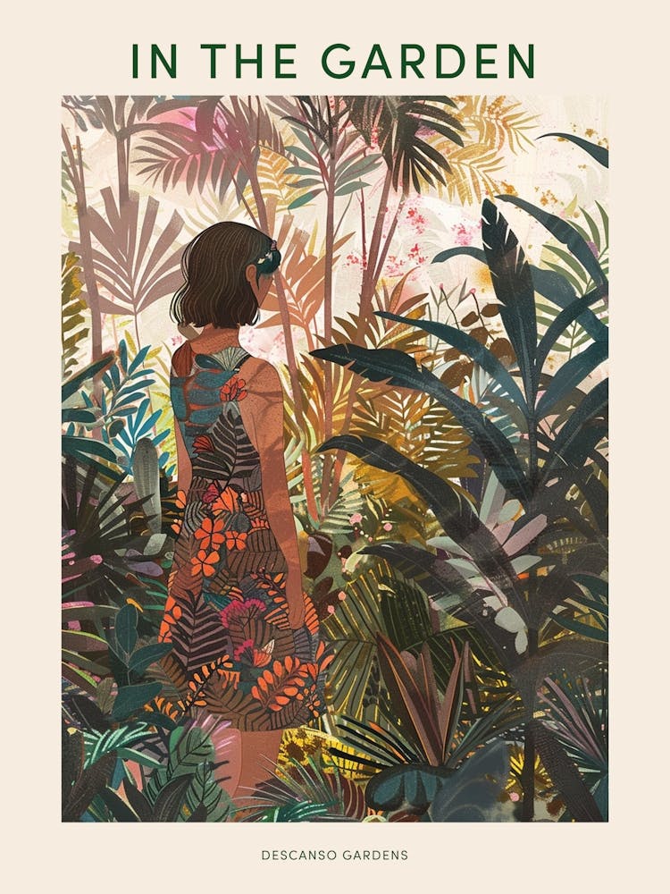 In The Garden Poster Descanso Gardens Usa 2