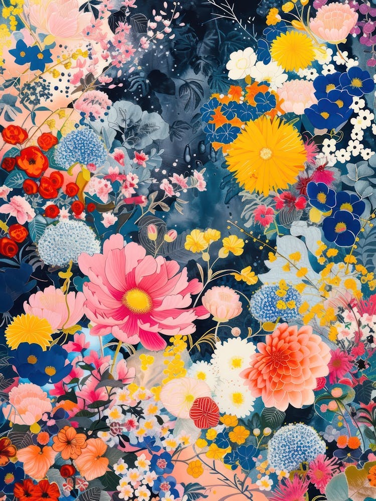 Hokusai  Great Japan Flowers Japanese 9