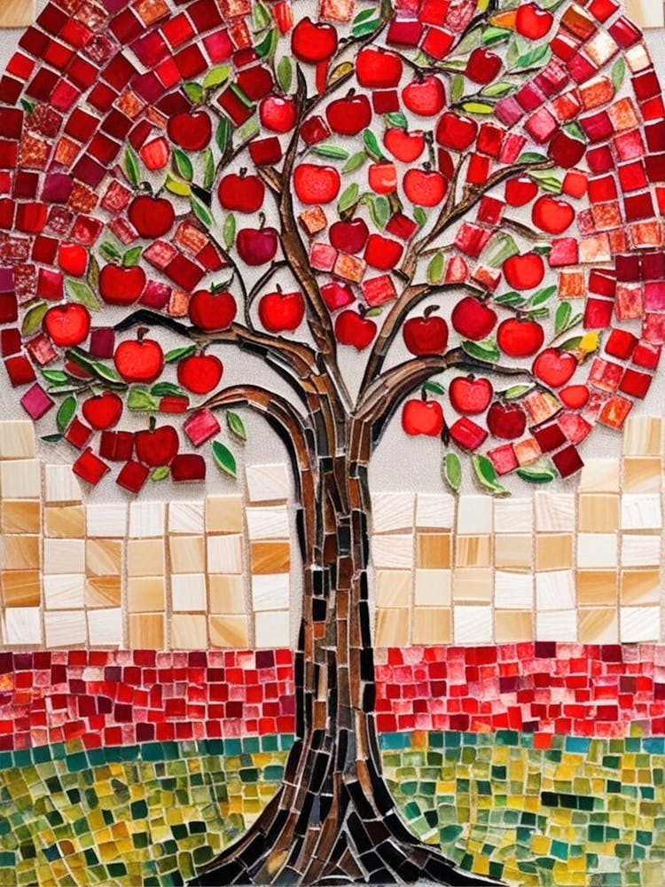 Mosaic Apple Tree 3
