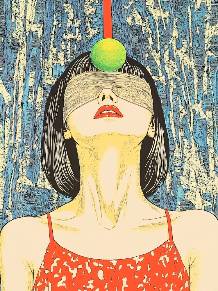 Blinded Woman