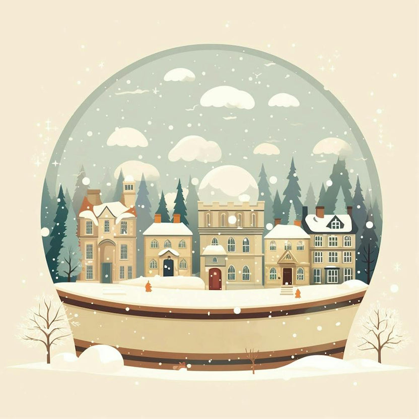 Cotswolds United Kingdom 2 Snowglobe
