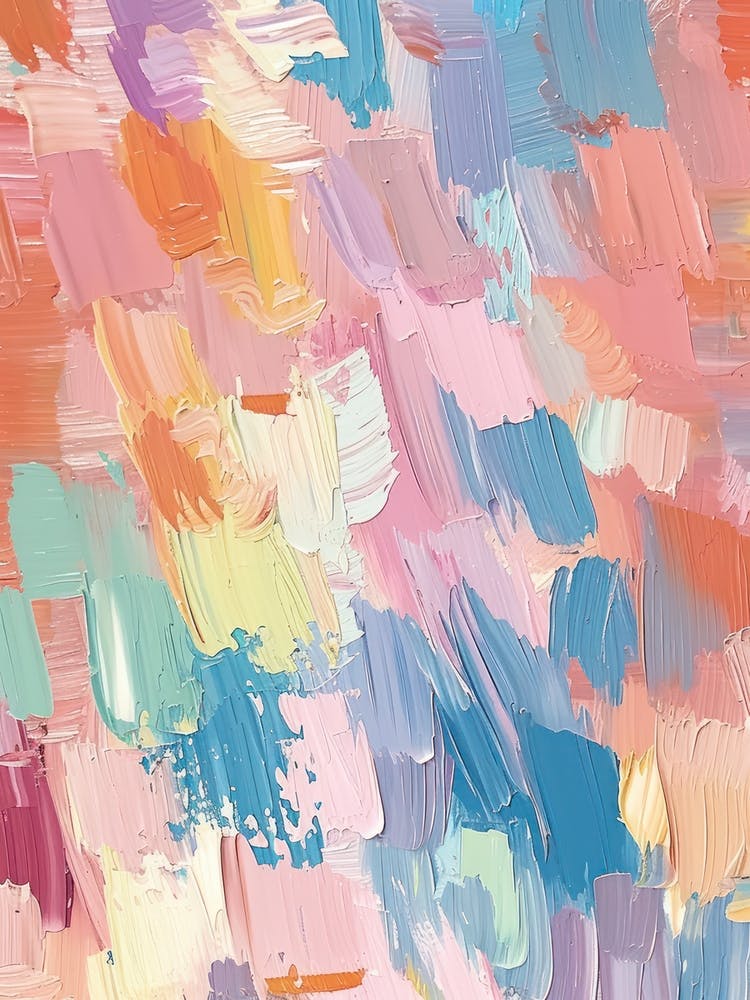 Pastels Impasto Brush Strokes 16