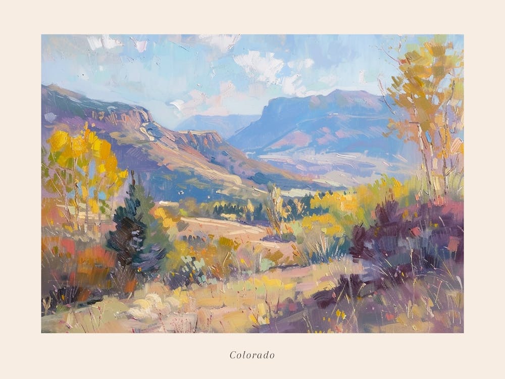 Western Landscapes Colorado 2 Poster