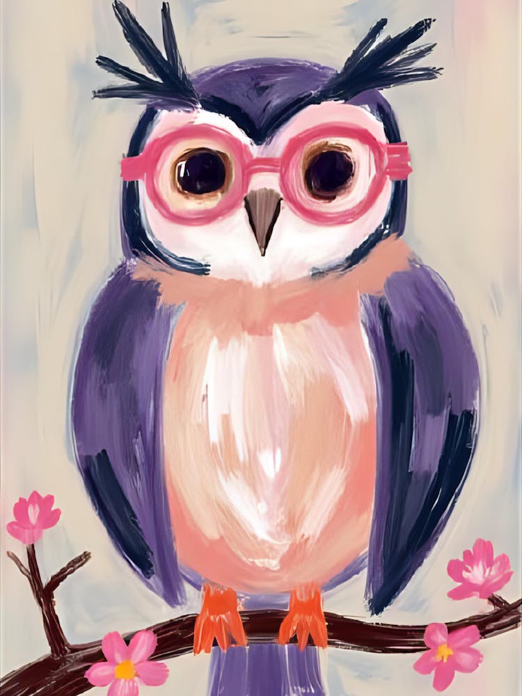 Owl In Glasses