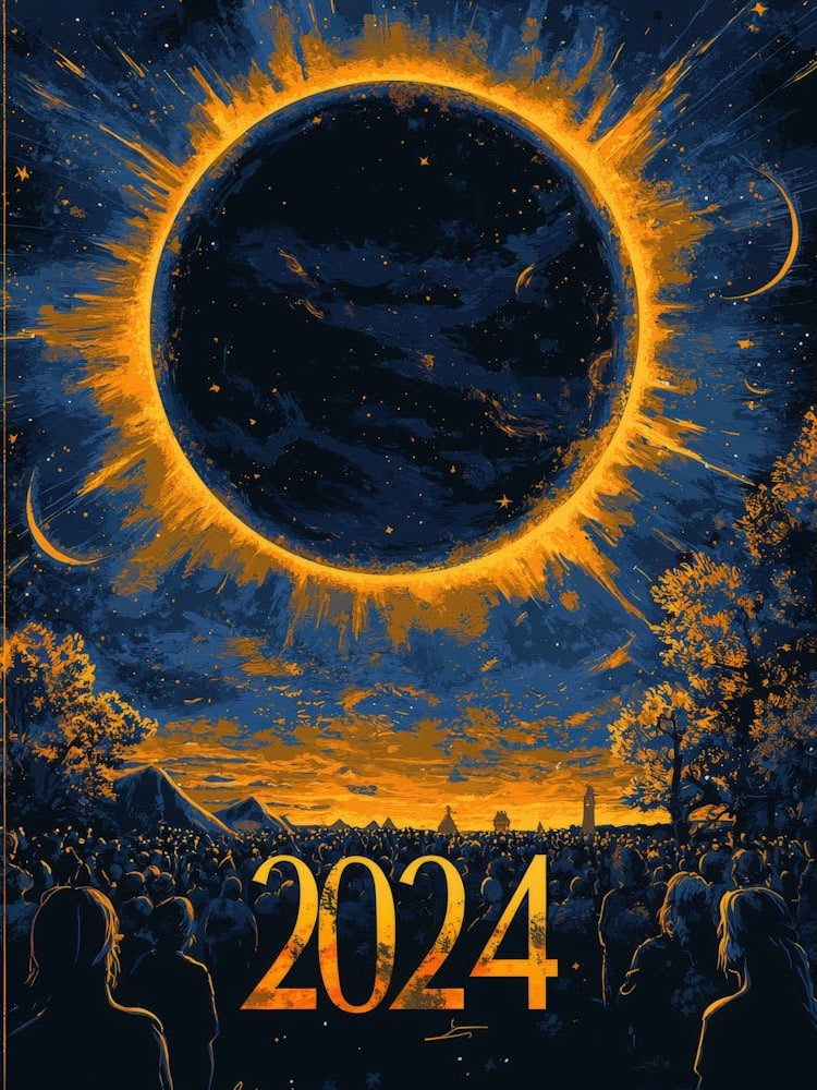 Aihrgdesign A Celestial Poster Marking The 2024 Total Solar E 6e51c29f A3ab 4da8 Bd0b 1e6365e1f28e 0
