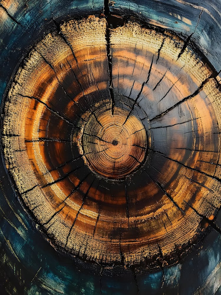 Wood Tree Rings 8