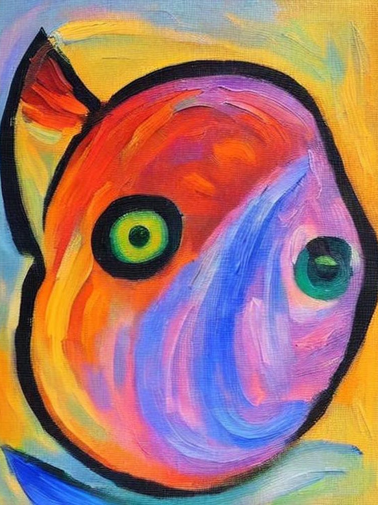 Barreleye Fish Matisse Inspired