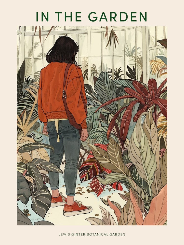In The Garden Poster Lewis Ginter Botanical Garden Usa 3