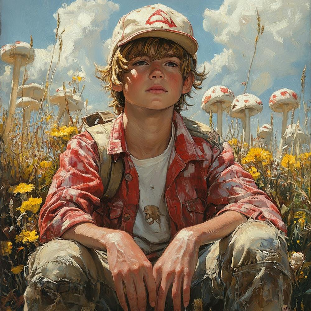 Boy In The Meadow