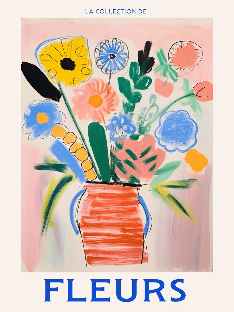 French Flower Poster Veronica Flower