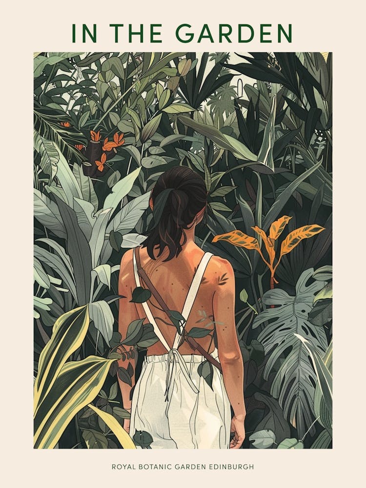 In The Garden Poster Royal Botanic Garden Edinburgh United Kingdom 4