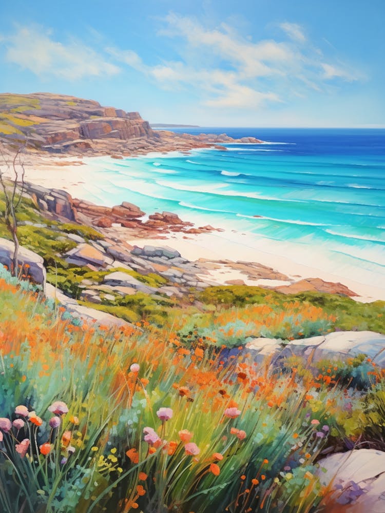 A Painting Of Cape Le Grand National Park, Western Australia 2