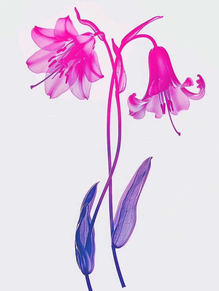 Hot Pink Bluebell 1