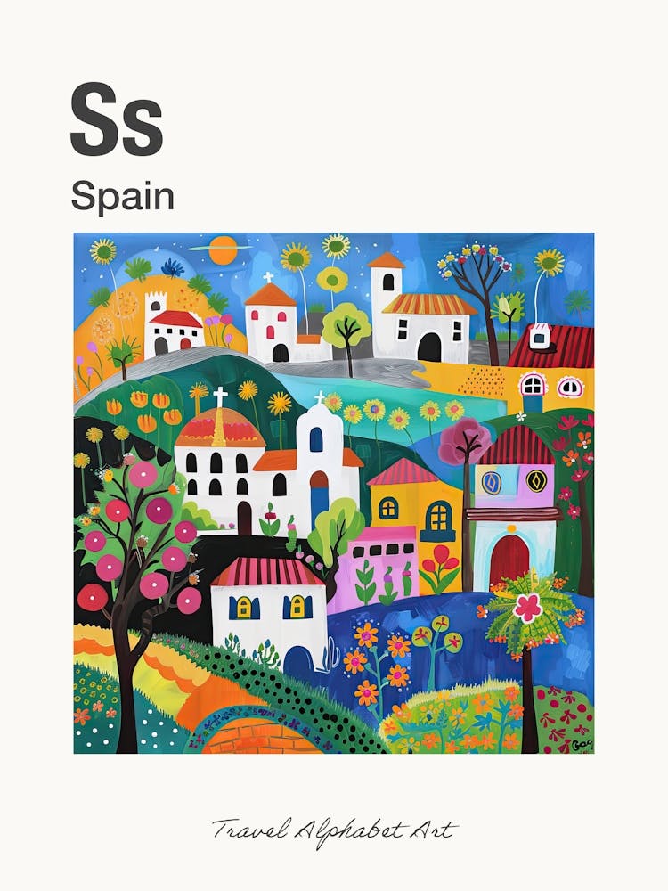 Kids Travel Alphabet  Spain 3