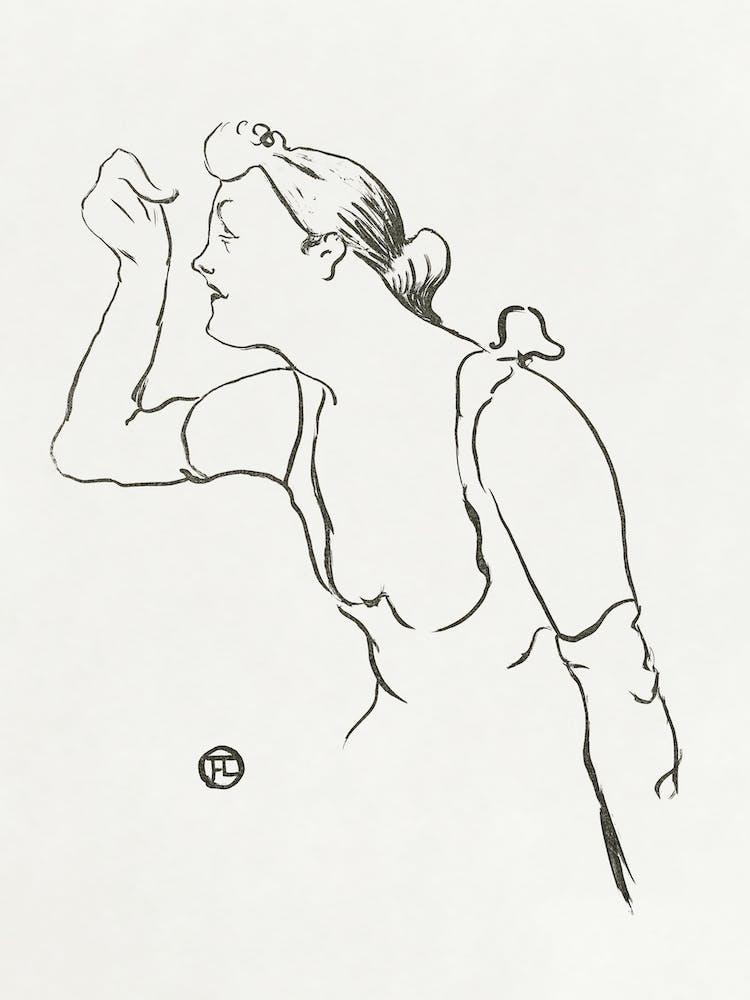 Portret Van Zangeres Paula Brebion (1893), Henri de Toulouse-Lautrec