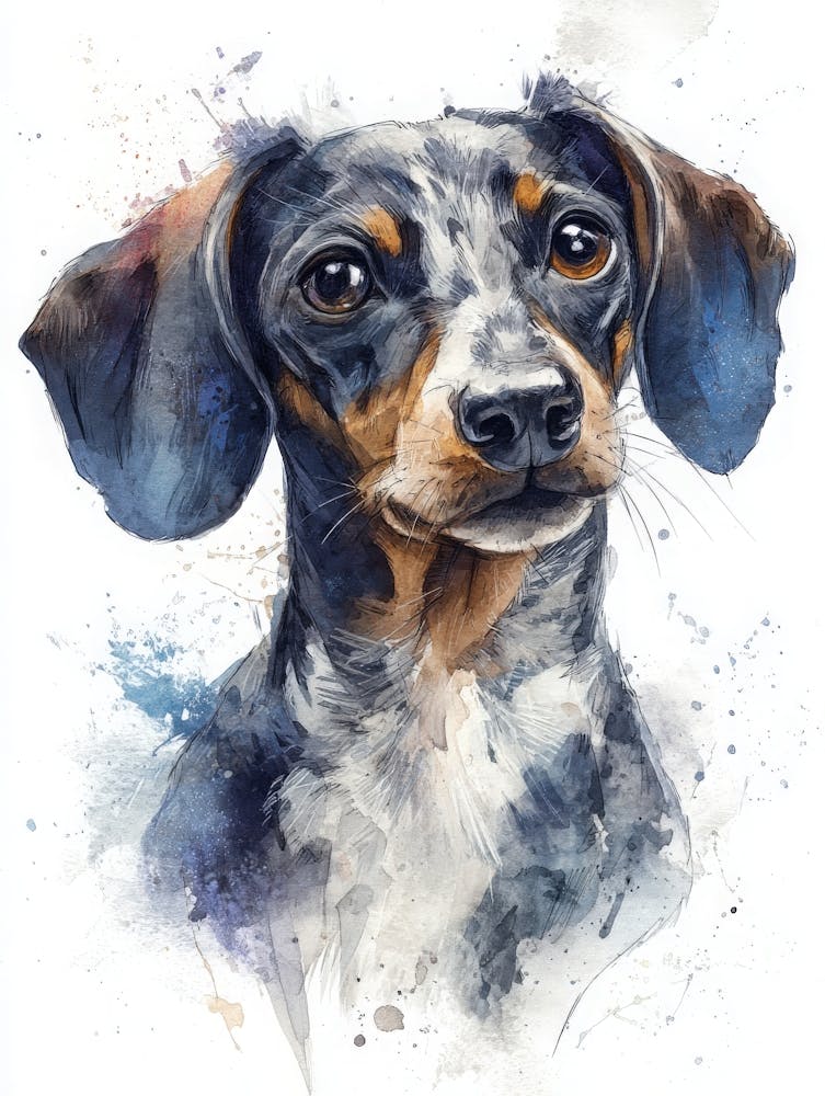 Aihrgdesign Isolated Watercolor Painting Of Dog Portraits Dac 9f5cf93c 0dfb 4b5c 9771 851f78122ac8 3