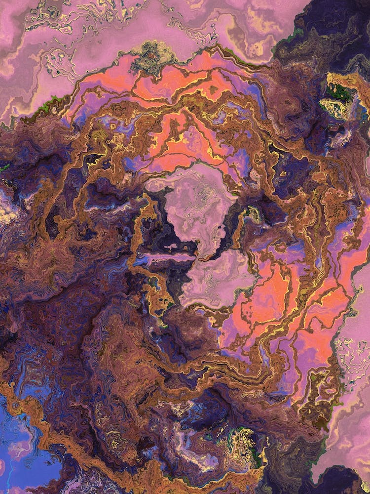 Vaporwave Abstract Pattern