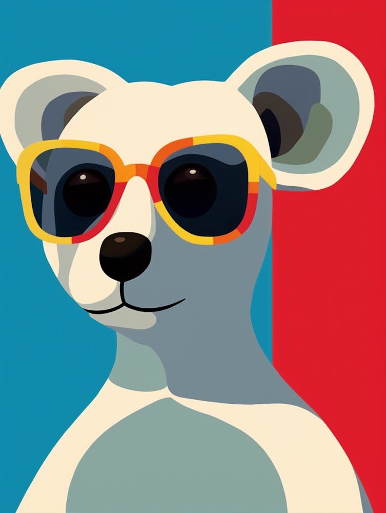 Little Koala 2 Wearing Sunglasses
