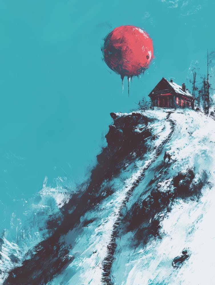 Red Balloon In The Sky