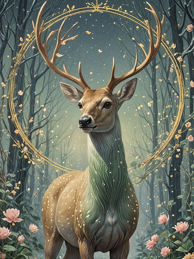 Deer In The Forest no2