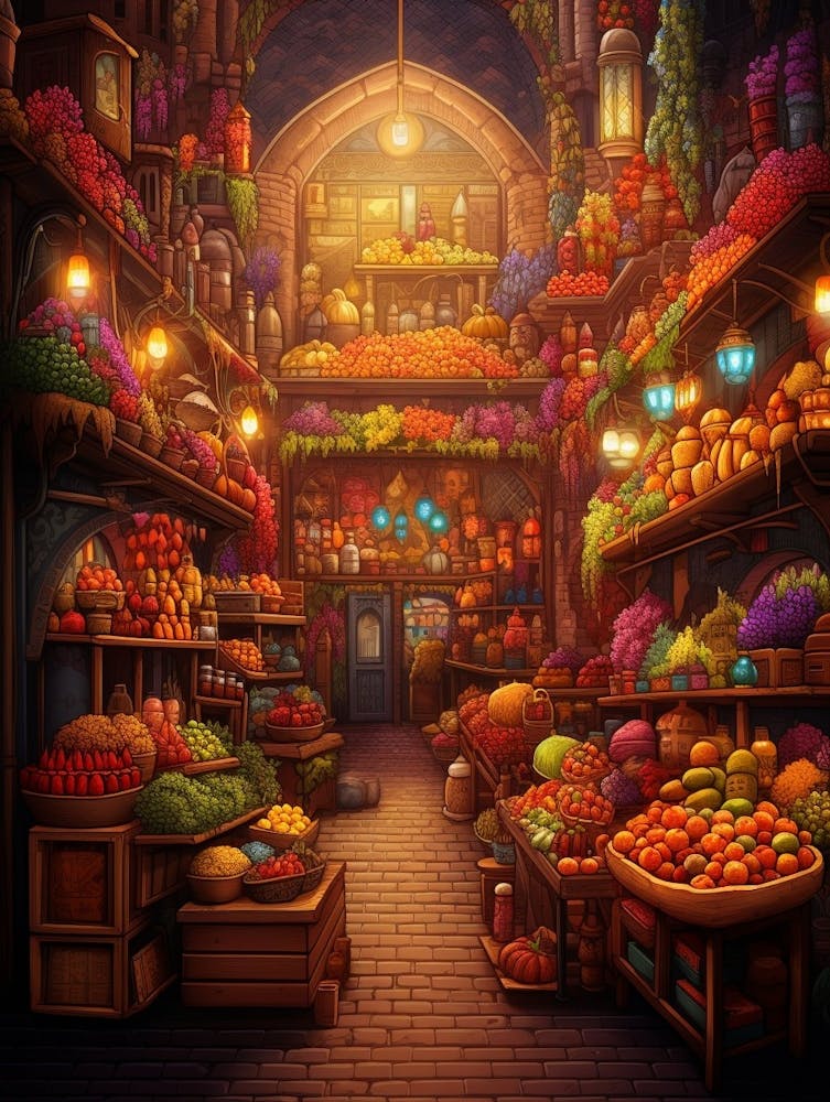 Spice Bazaar Pixel Art 3