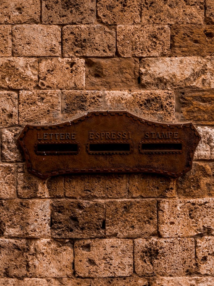 Italian Post Sign Tuscany