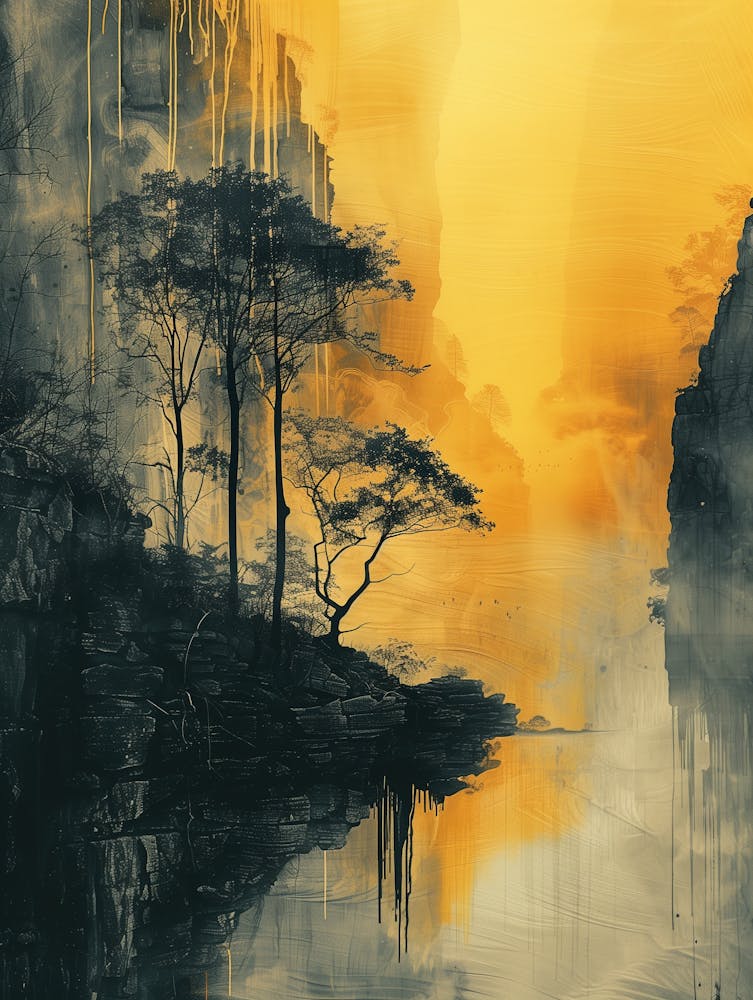 Sunrise In The Mountains