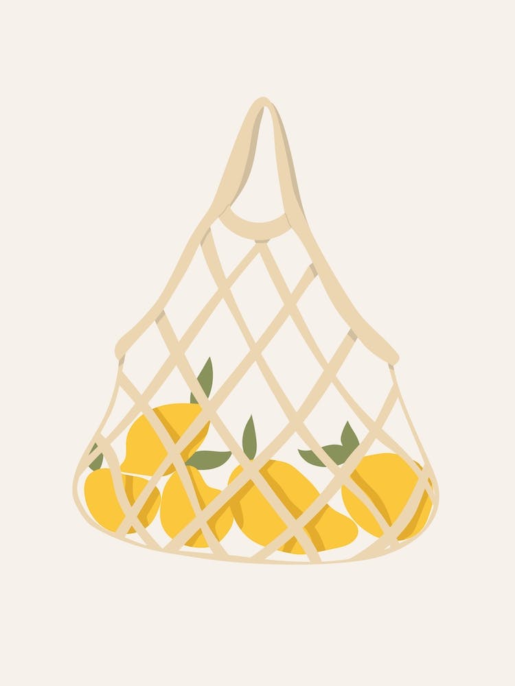 Lemons In Baskets