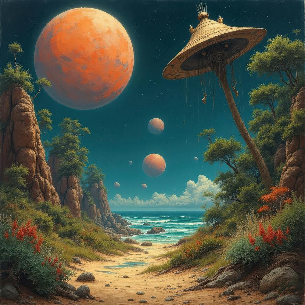 Aliens On The Beach