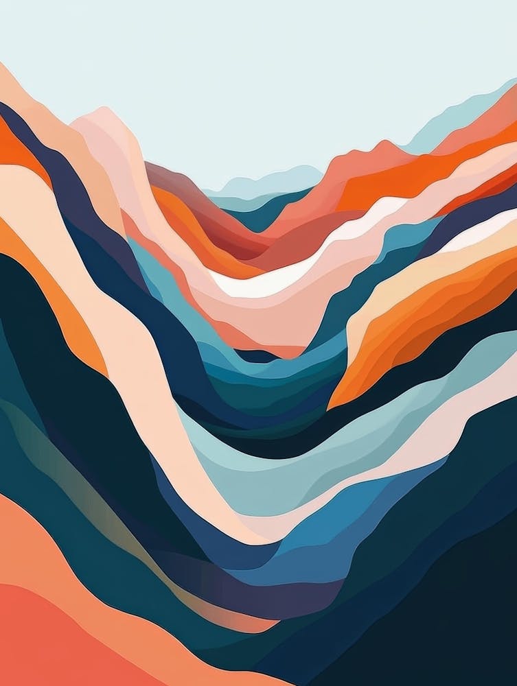 Abstract Landscape Painting 36