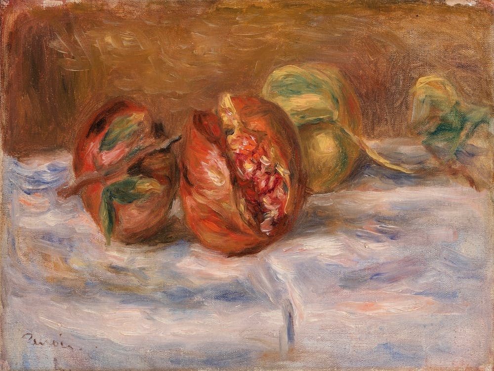 Pomegranates (Grenades), Pierre Auguste Renoir